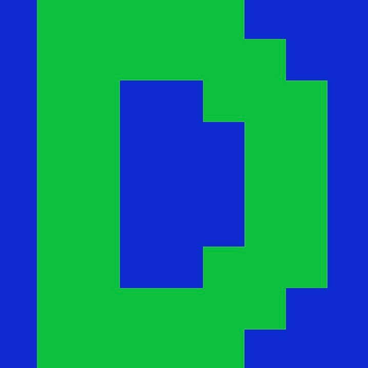 Personalized Letter Cube Art - Letter D