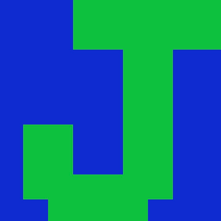 Personalized Letter Cube Art - Letter J