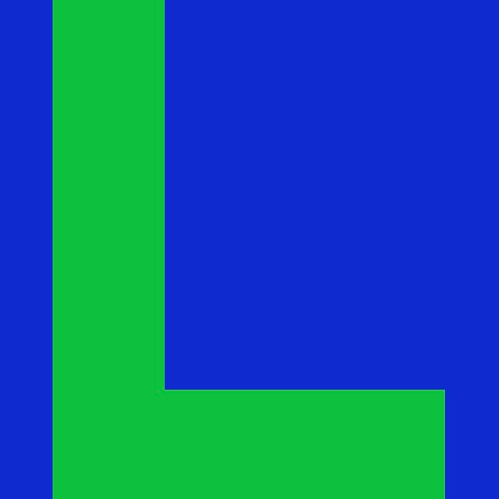 Personalized Letter Cube Art - Letter L