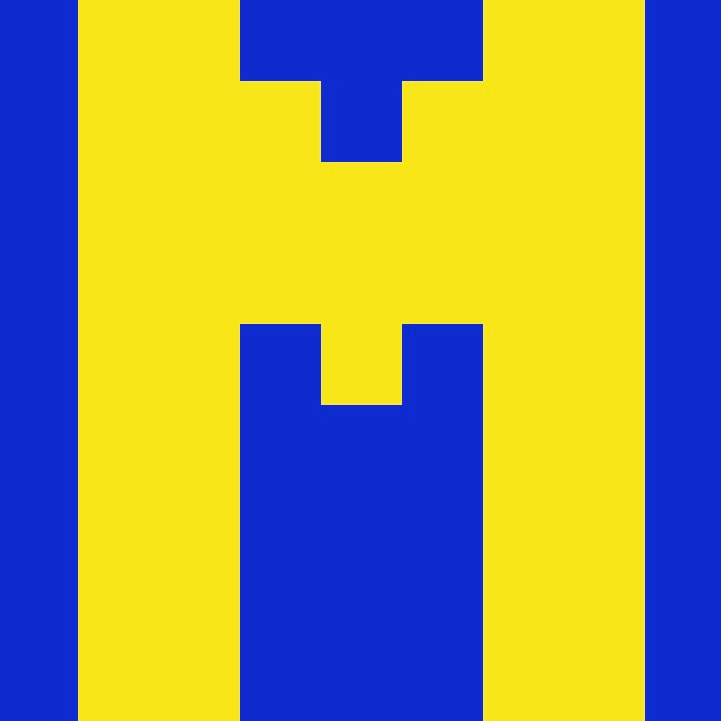 Personalized Letter Cube Art - Letter M