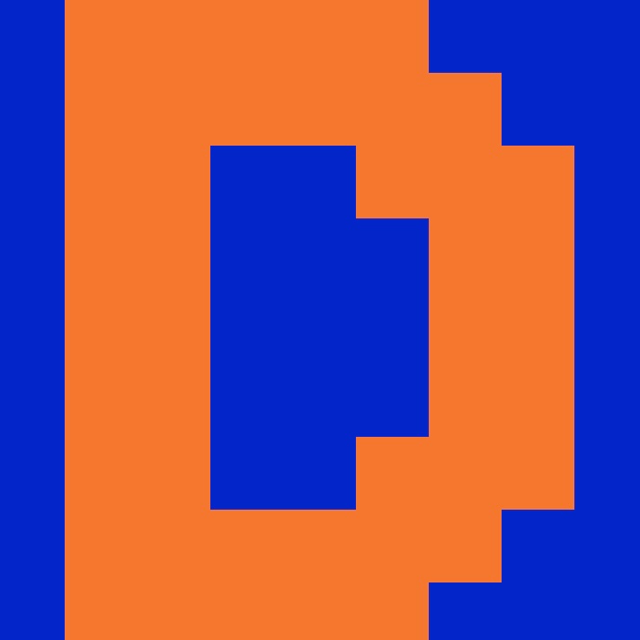 Personalized Letter Cube Art - Letter D