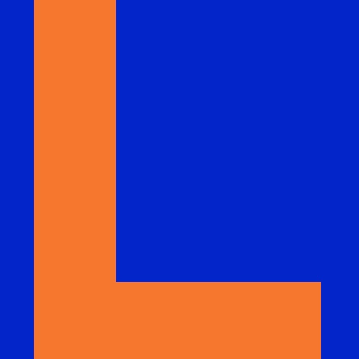 Personalized Letter Cube Art - Letter L