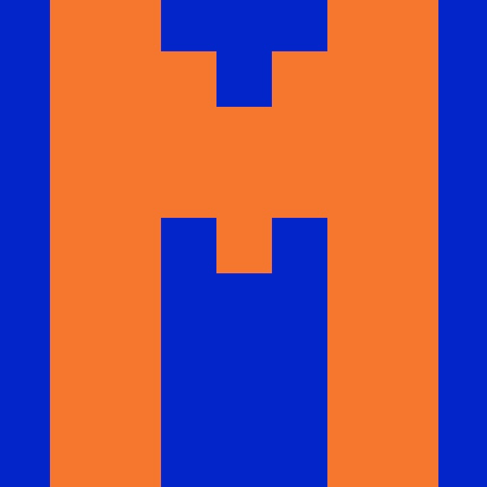 Personalized Letter Cube Art - Letter M