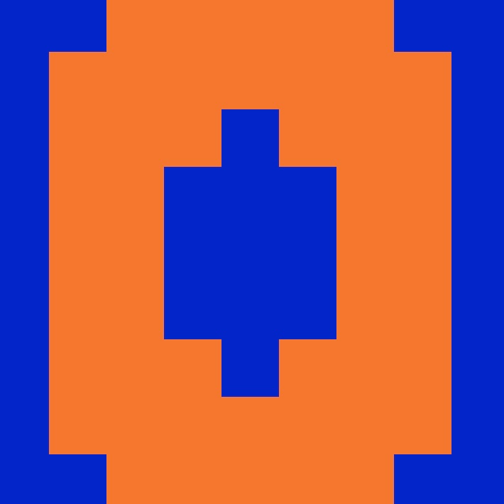 Personalized Letter Cube Art - Letter O