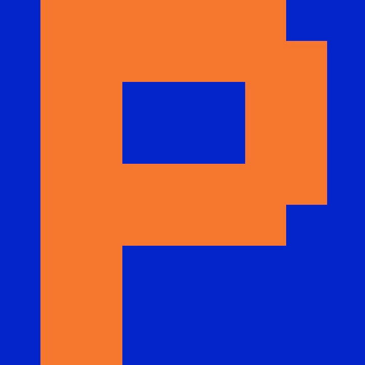 Personalized Letter Cube Art - Letter P