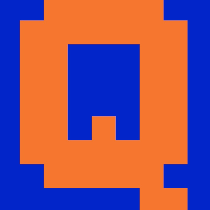 Personalized Letter Cube Art - Letter Q