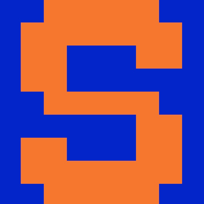 Personalized Letter Cube Art - Letter S