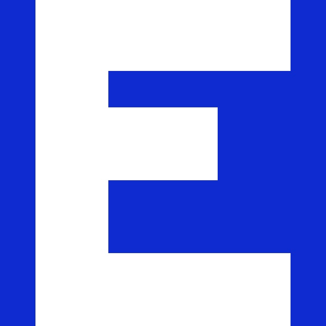 Personalized Letter Cube Art - Letter E