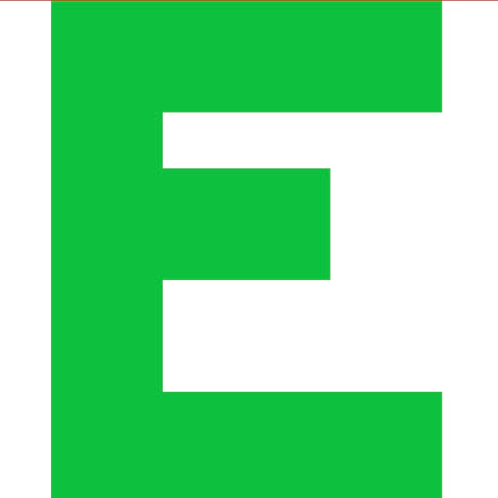 Personalized Letter Cube Art - Letter E