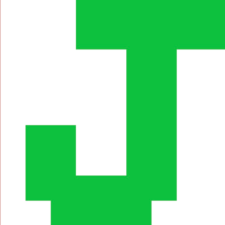 Personalized Letter Cube Art - Letter J