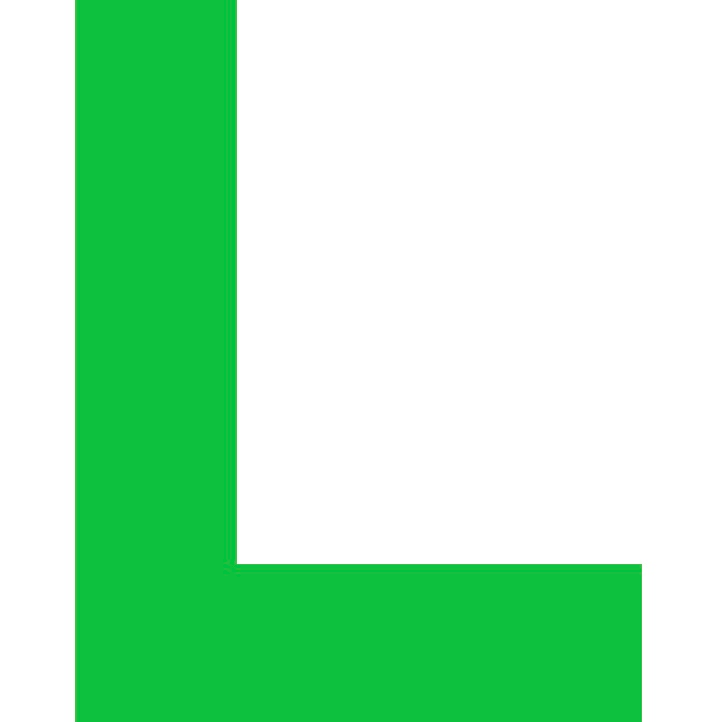 Personalized Letter Cube Art - Letter L