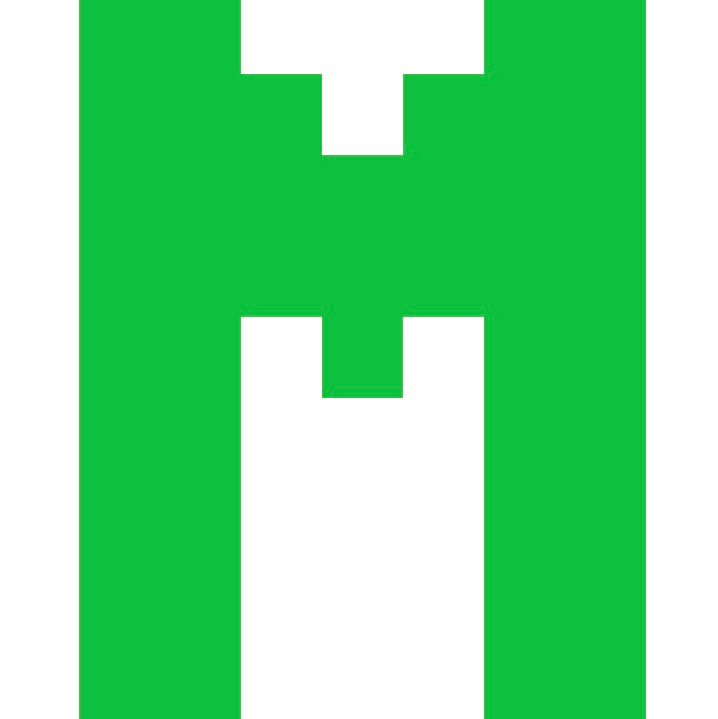 Personalized Letter Cube Art - Letter M