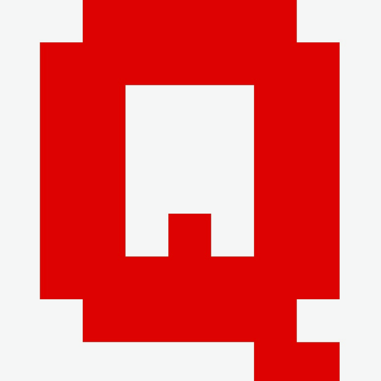 Personalized Letter Cube Art - Letter Q