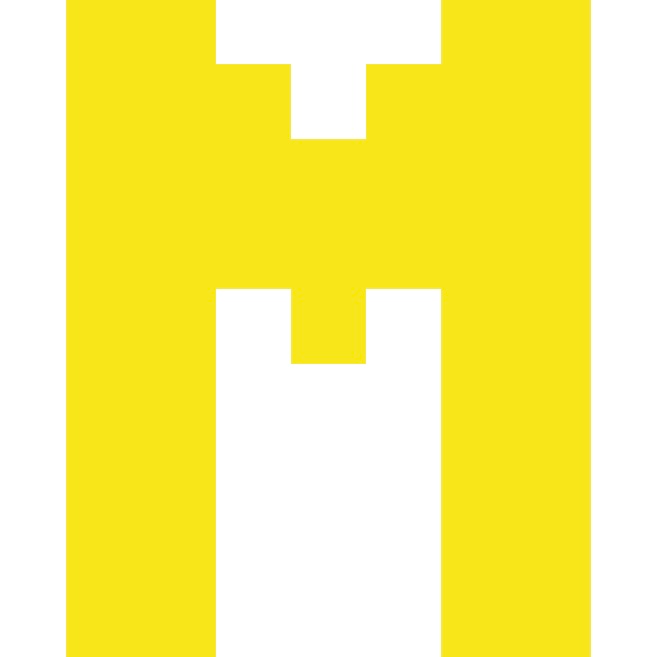 Personalized Letter Cube Art - Letter M