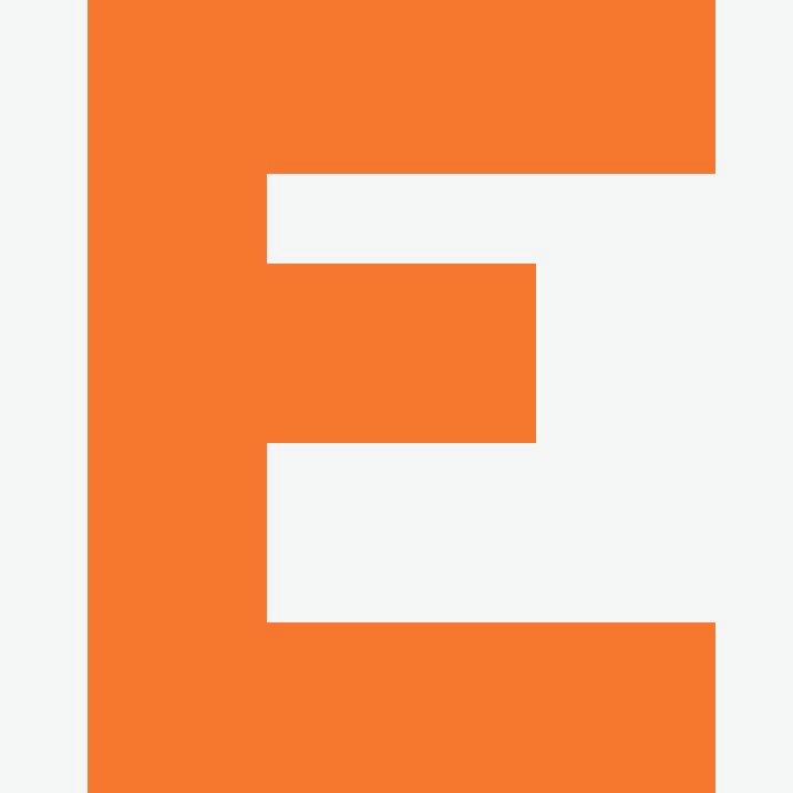 Personalized Letter Cube Art - Letter E
