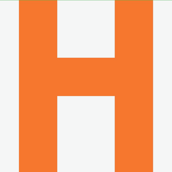 Personalized Letter Cube Art - Letter H