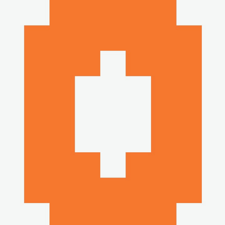 Personalized Letter Cube Art - Letter O