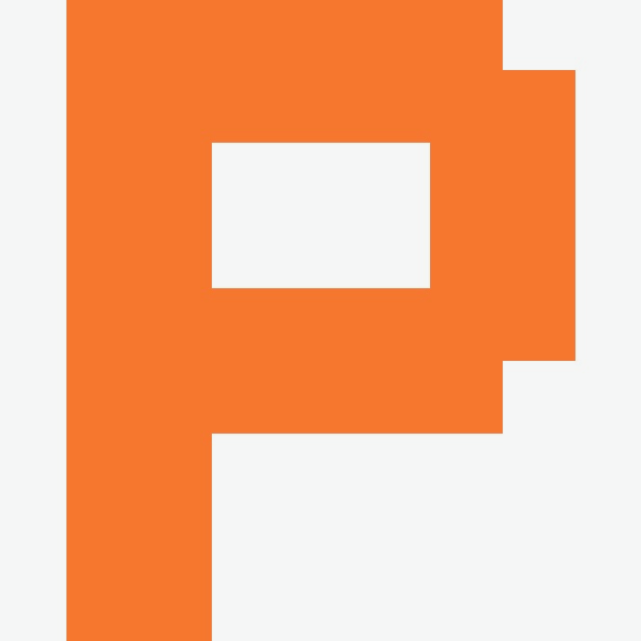 Personalized Letter Cube Art - Letter P
