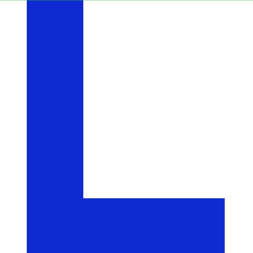 Personalized Letter Cube Art - Letter L