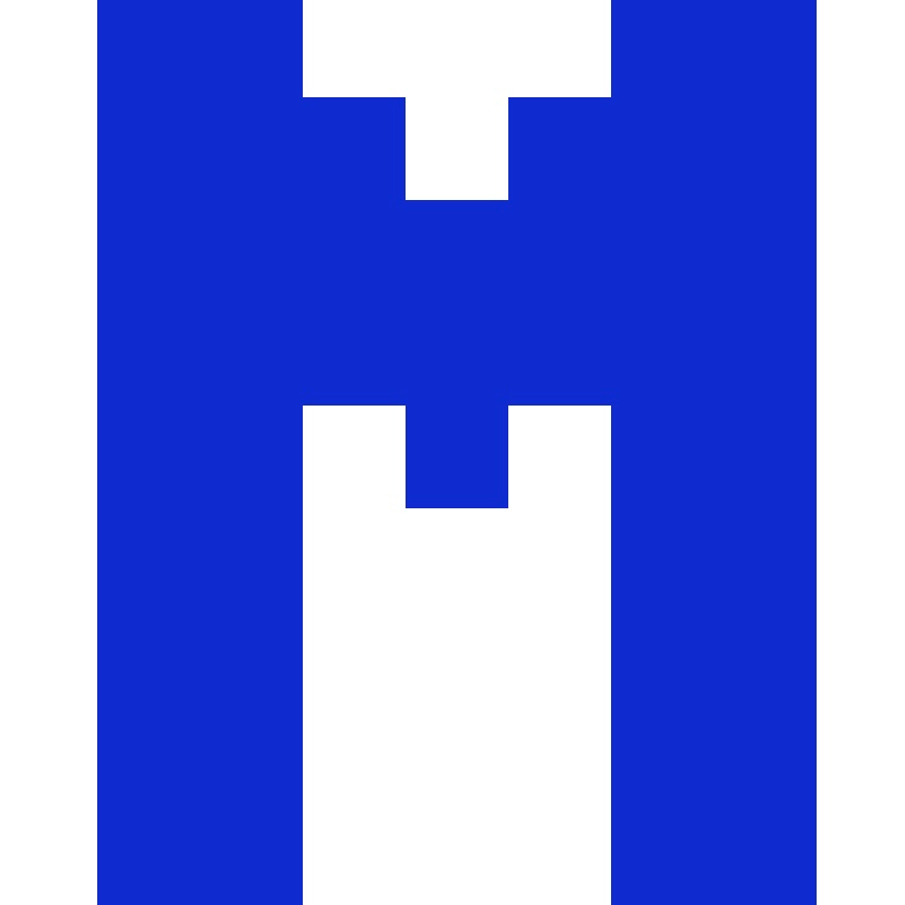 Personalized Letter Cube Art - Letter M