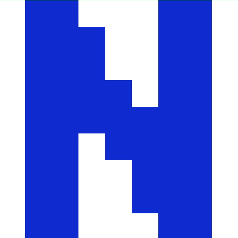 Personalized Letter Cube Art - Letter N