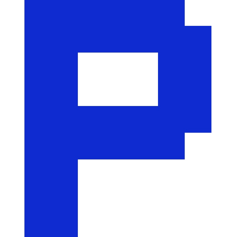 Personalized Letter Cube Art - Letter P