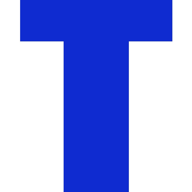 Personalized Letter Cube Art - Letter T