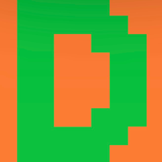 Personalized Letter Cube Art - Letter D