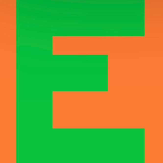 Personalized Letter Cube Art - Letter E