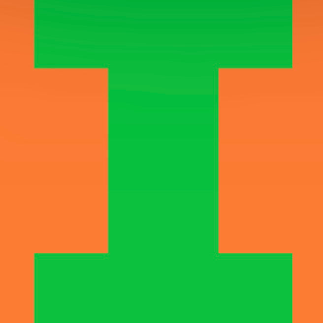 Personalized Letter Cube Art - Letter I