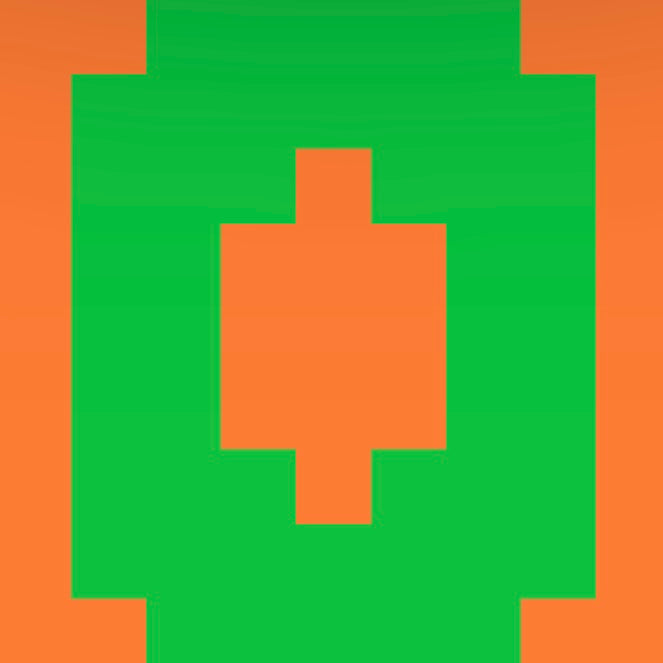 Personalized Letter Cube Art - Letter O