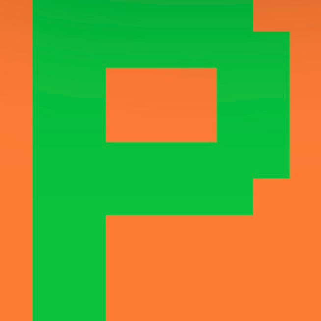 Personalized Letter Cube Art - Letter P