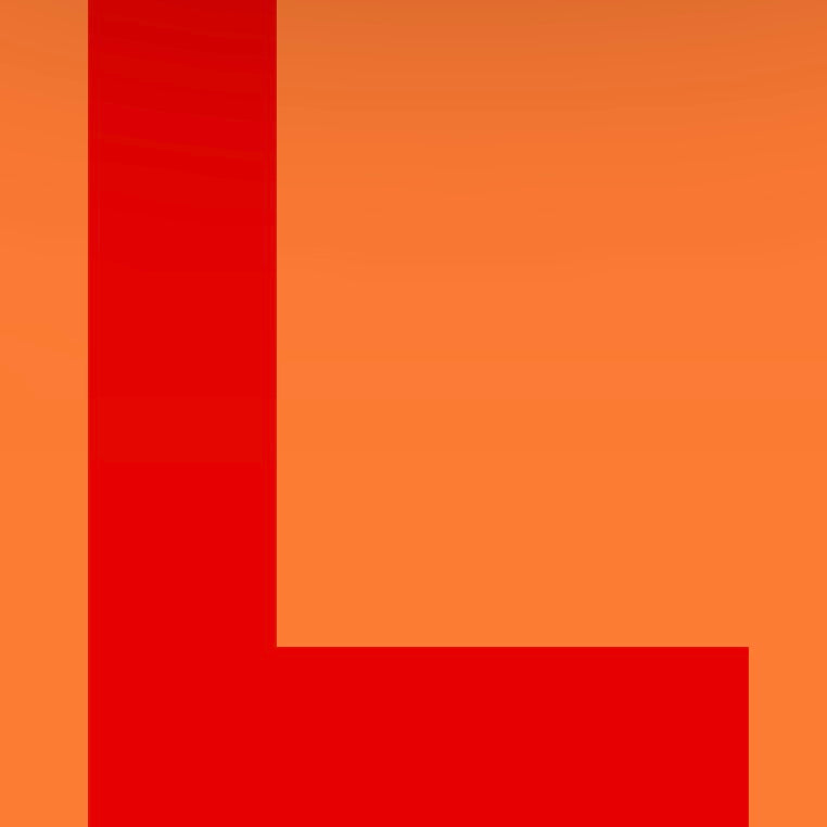 Personalized Letter Cube Art - Letter L