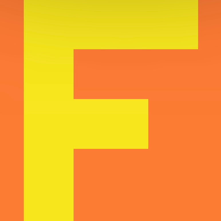 Personalized Letter Cube Art - Letter F