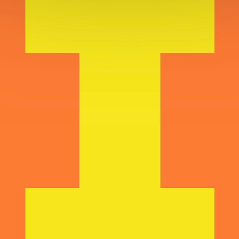 Personalized Letter Cube Art - Letter I