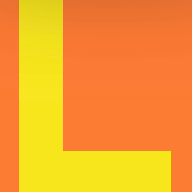 Personalized Letter Cube Art - Letter L