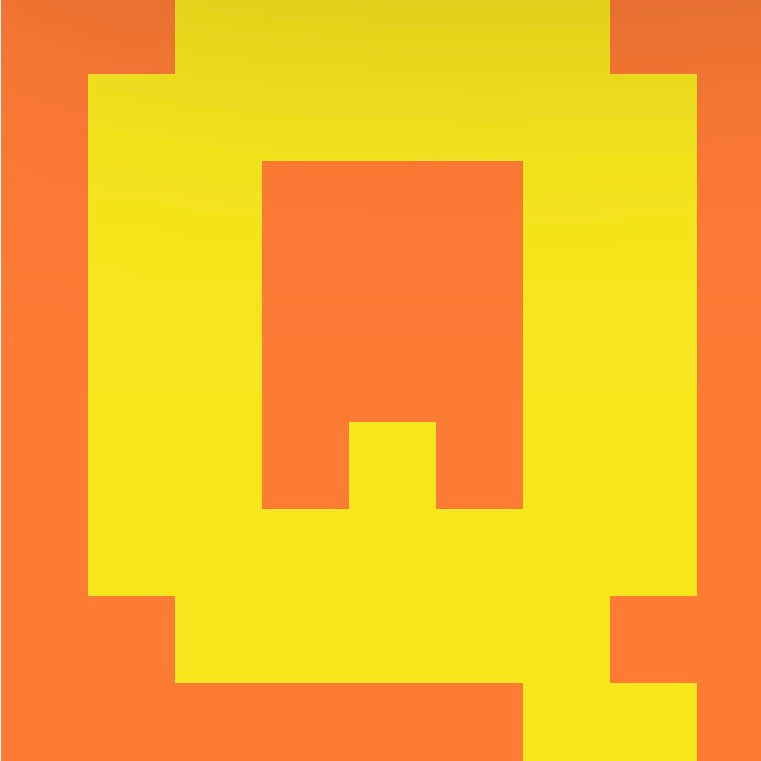 Personalized Letter Cube Art - Letter Q