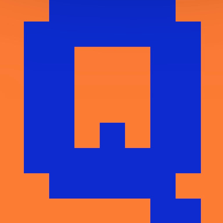 Personalized Letter Cube Art - Letter Q