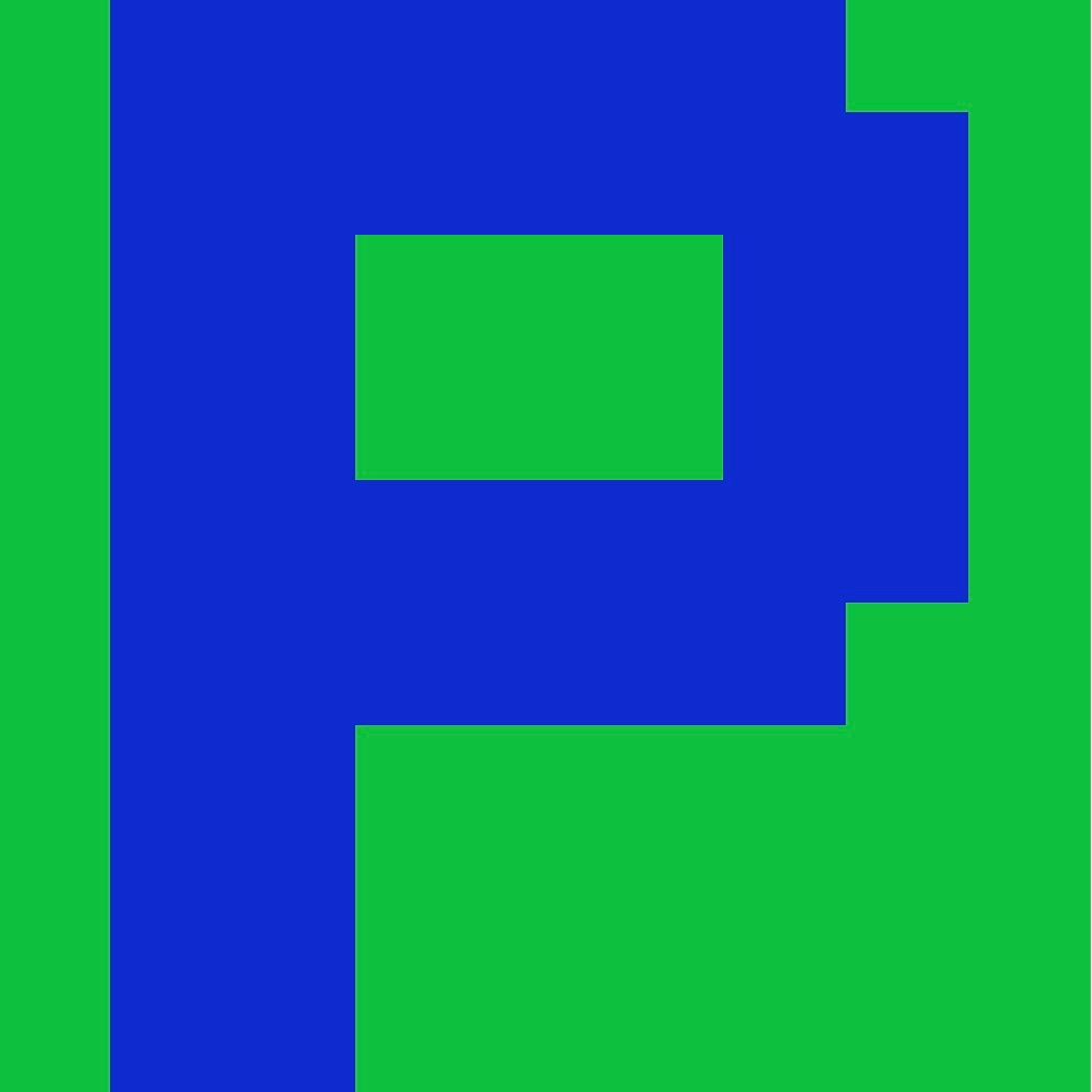 Personalized Letter Cube Art - Letter P
