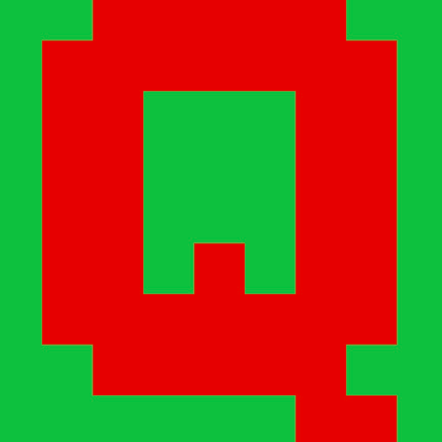 Personalized Letter Cube Art - Letter Q