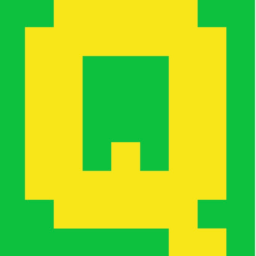 Personalized Letter Cube Art - Letter Q