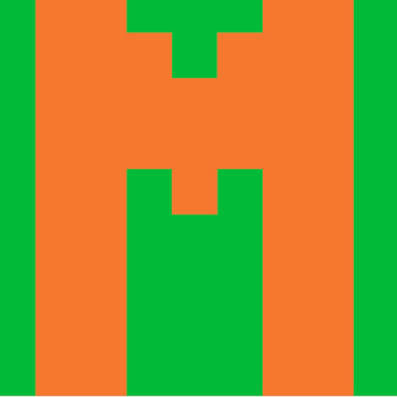 Personalized Letter Cube Art - Letter M