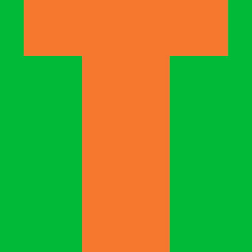 Personalized Letter Cube Art - Letter T