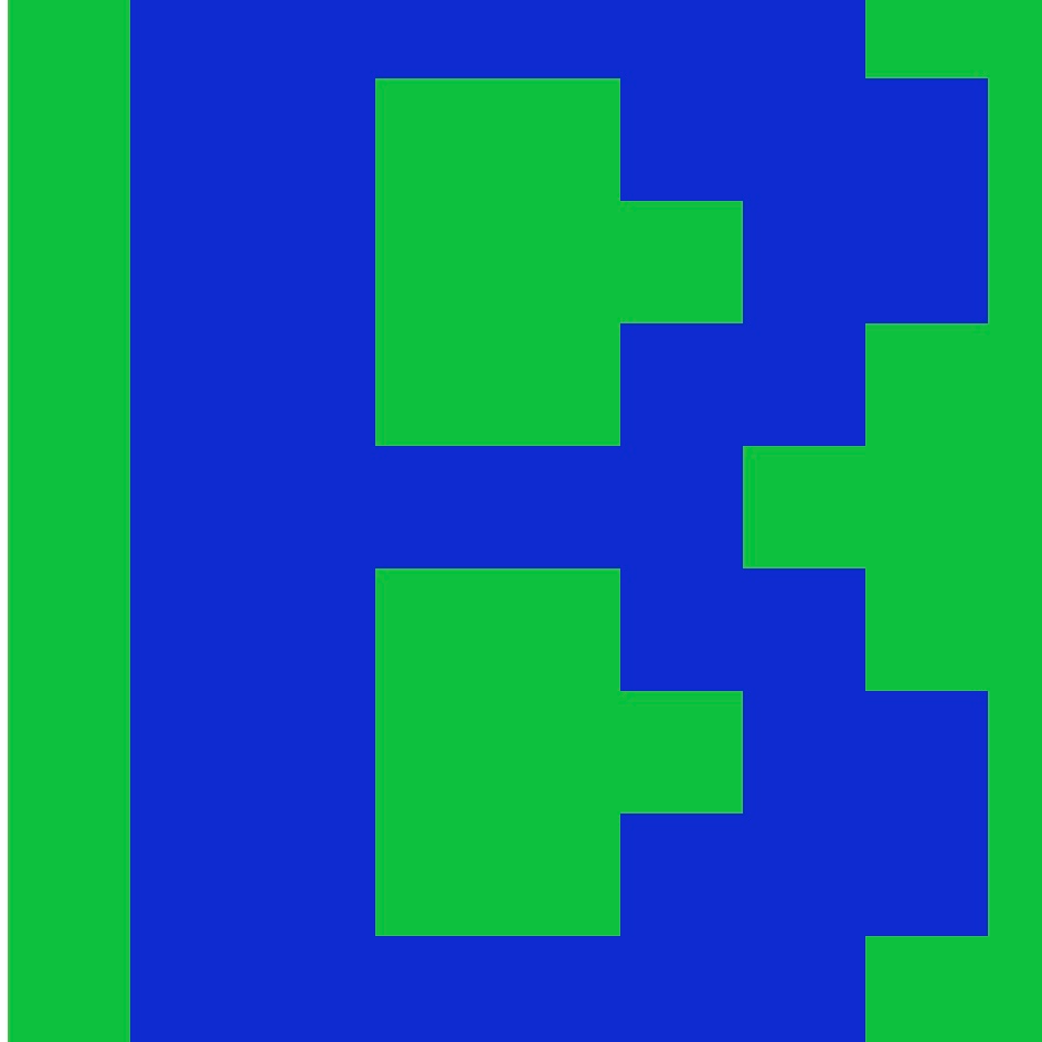 Personalized Letter Cube Art - Letter B