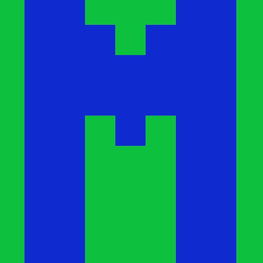 Personalized Letter Cube Art - Letter M
