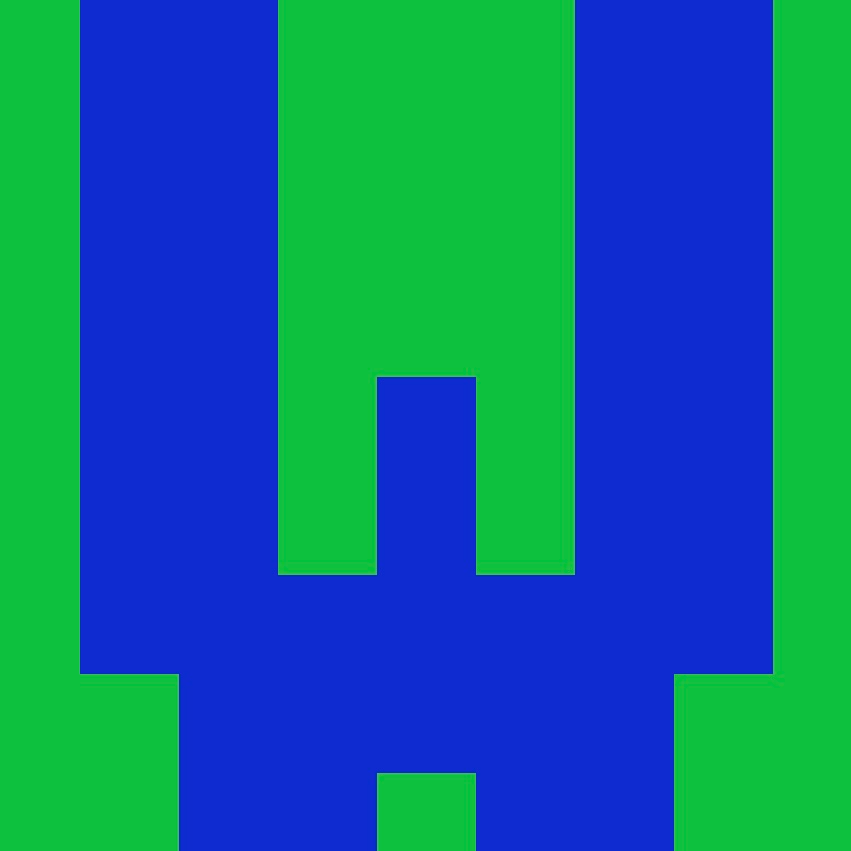 Personalized Letter Cube Art - Letter W