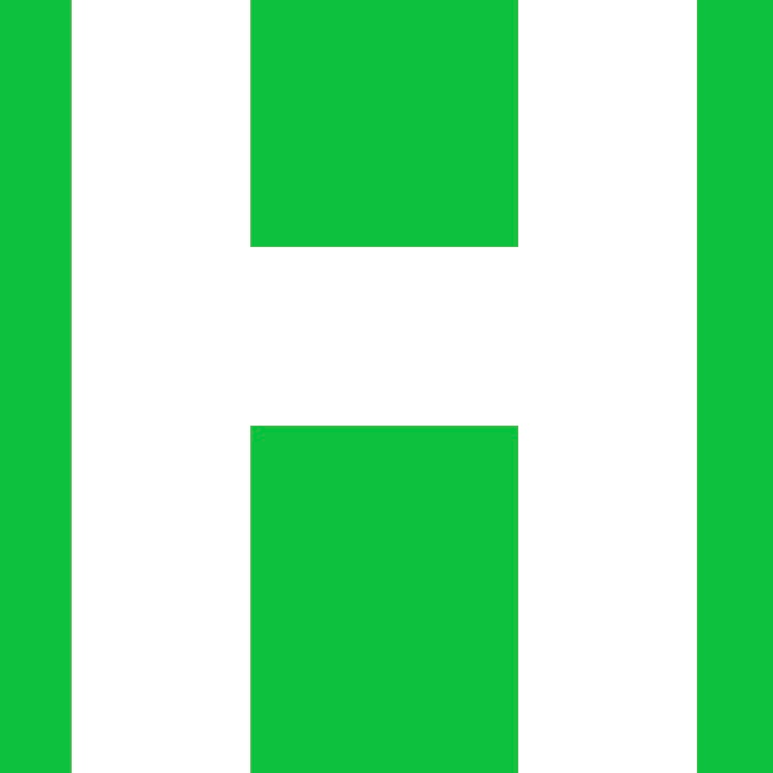 Personalized Letter Cube Art - Letter H