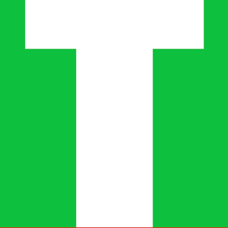 Personalized Letter Cube Art - Letter T