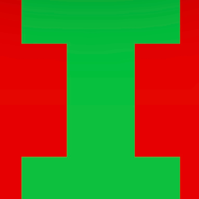 Personalized Letter Cube Art - Letter I