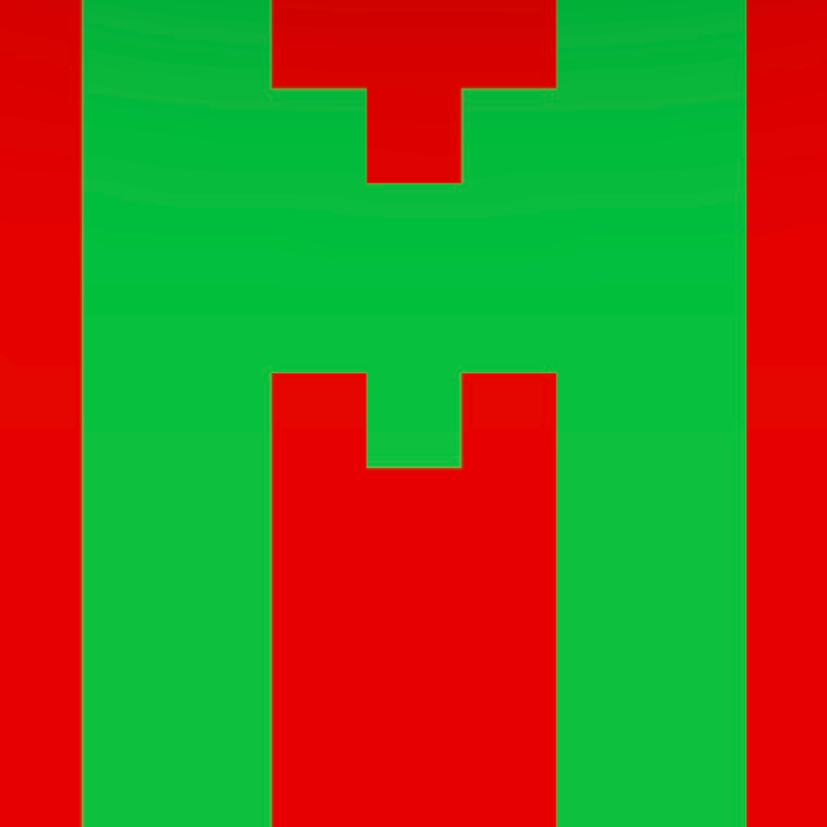 Personalized Letter Cube Art - Letter M